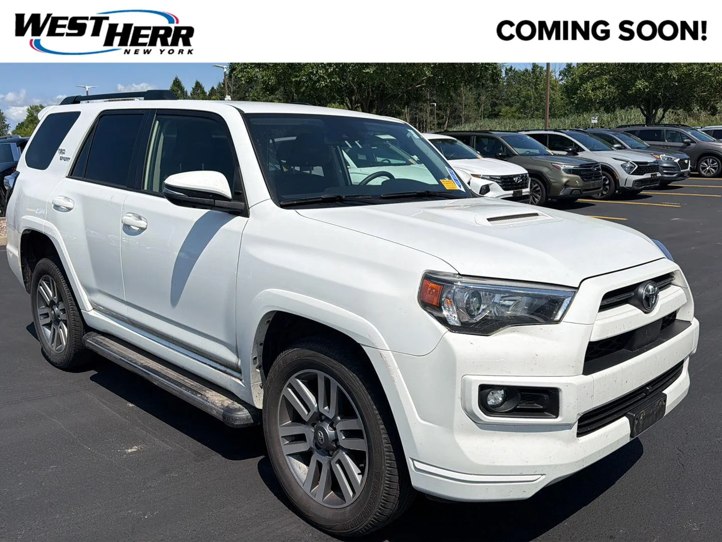 Used 2022 Super White Toyota TRD Sport image 1