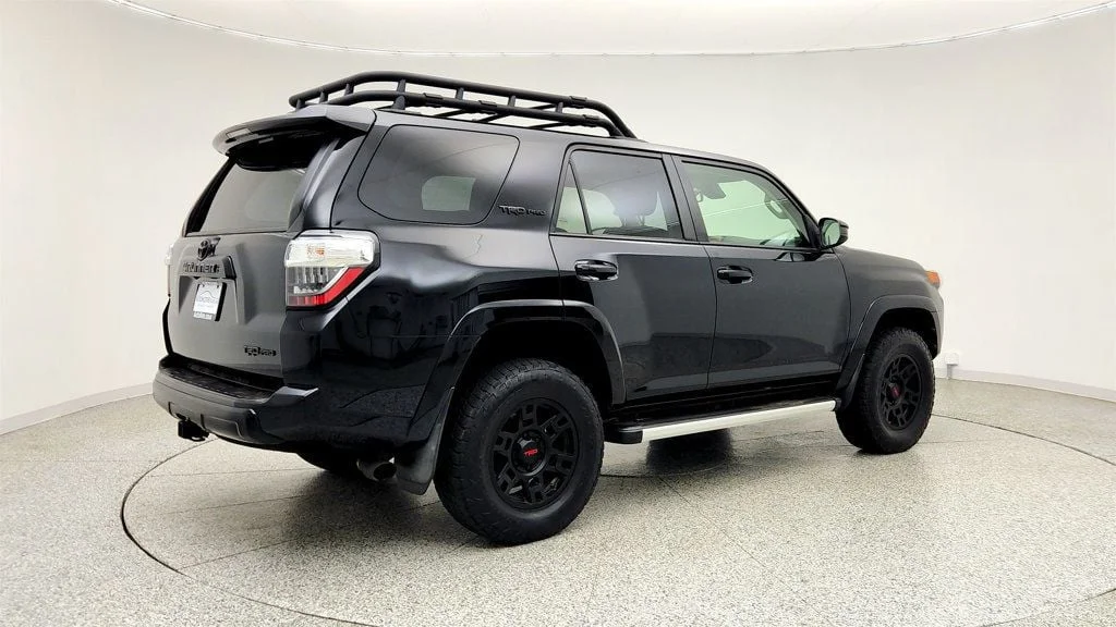 Used 2020 Midnight Black Metallic Toyota TRD Pro 4WD w/ Running Boards image 5