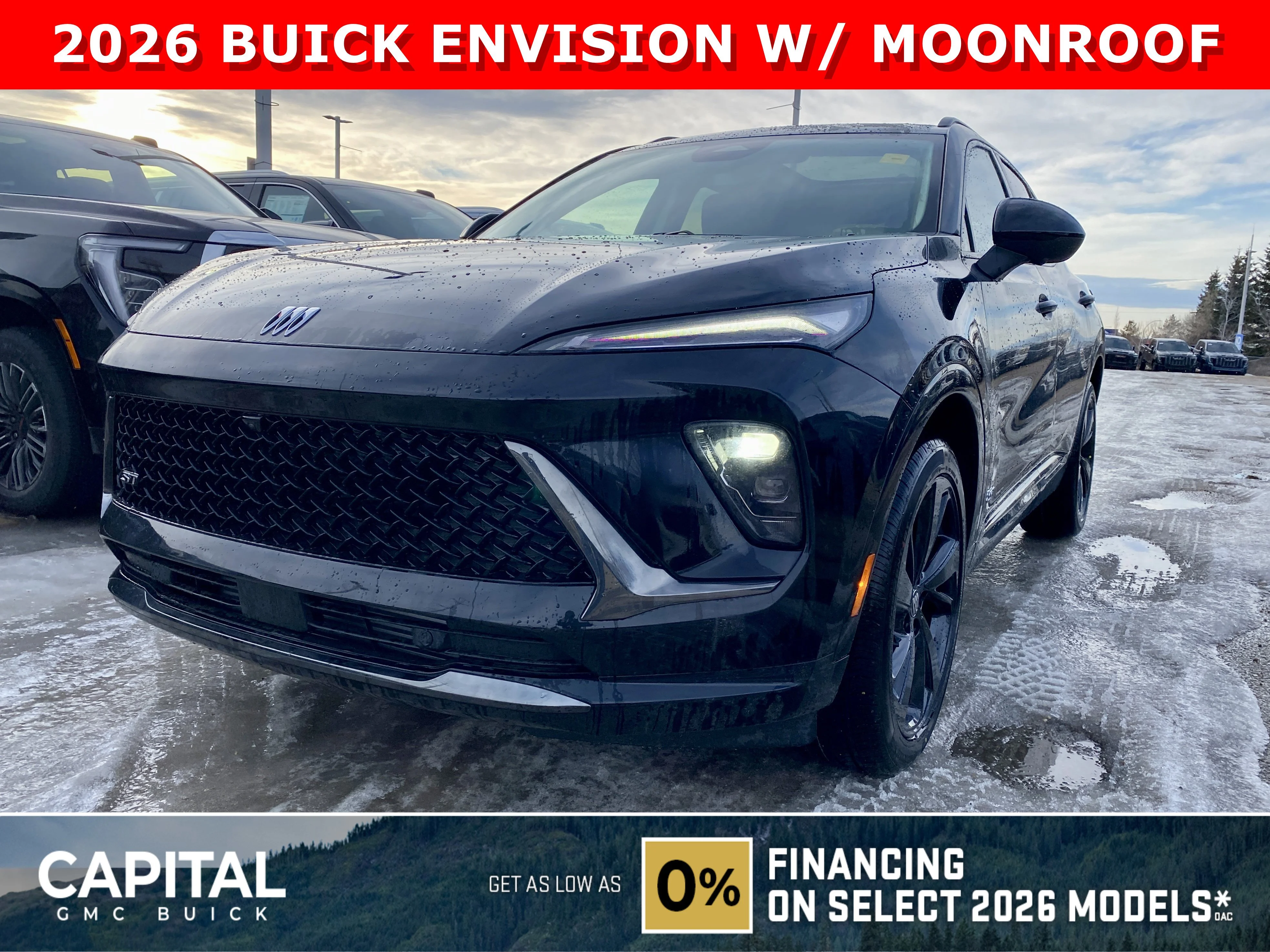 New 2026 EBONY TWILIGHT METALLIC Buick Sport Touring image 1