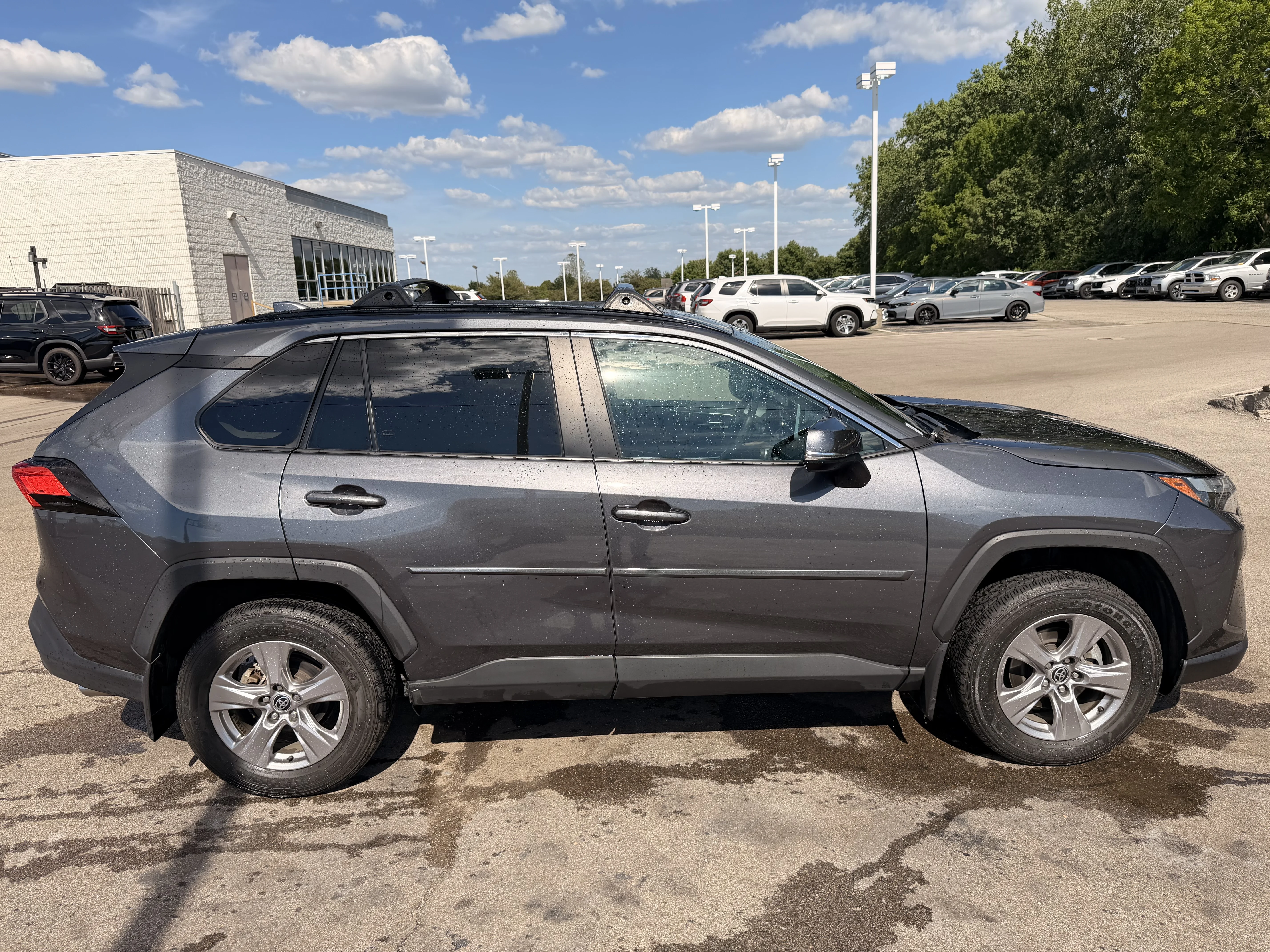 Used 2023 Magnetic Gray Metallic Toyota XLE image 2