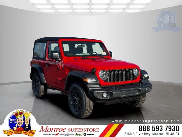 New 2026 Firecracker Red Clear-Coat Exterior Paint Jeep Sport image 1