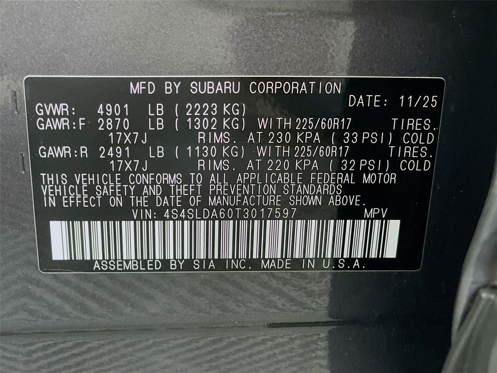 Used 2026 Magnetite Gray Metallic Subaru Base image 34
