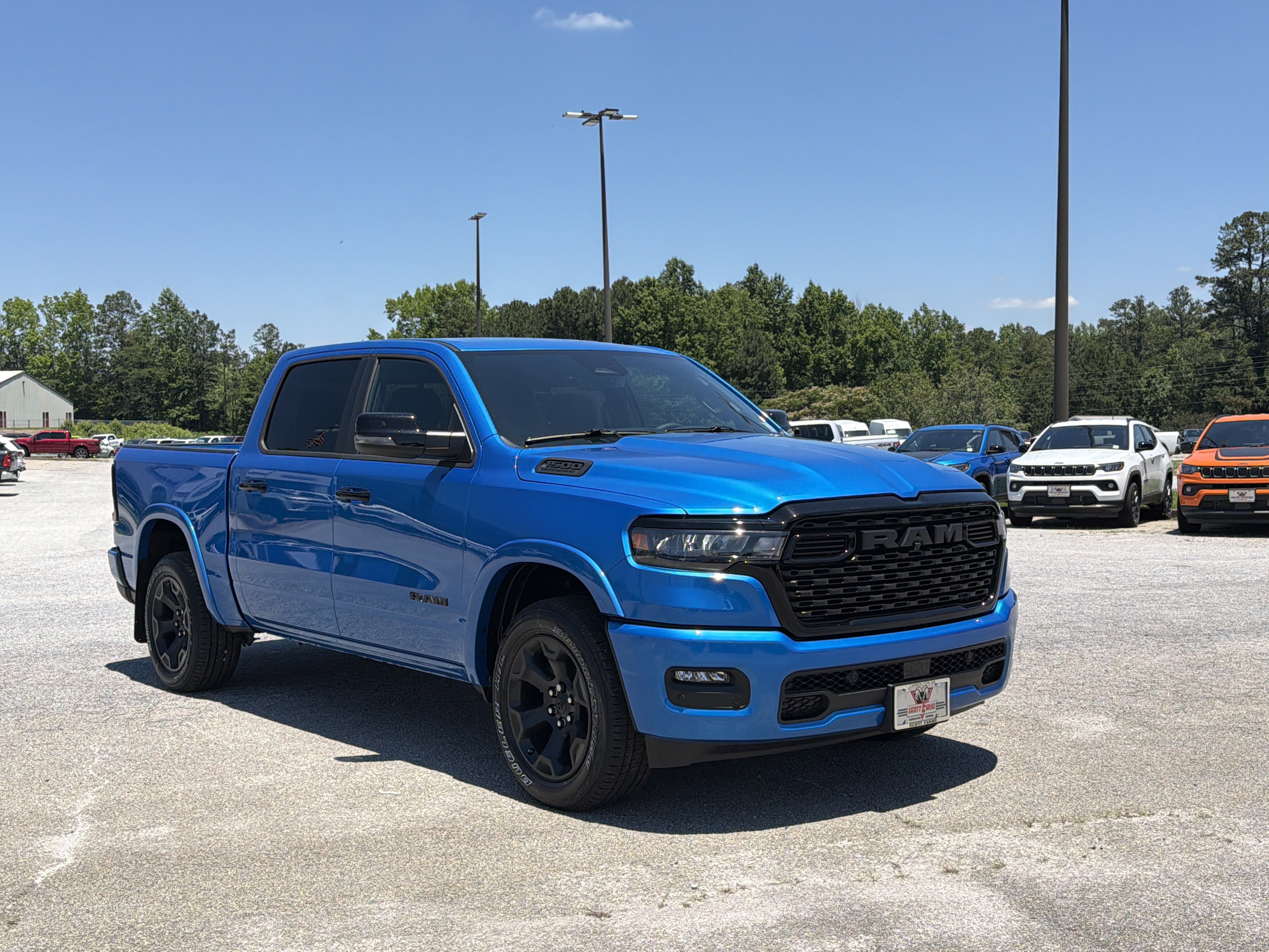 New 2026 Hydro Blue Pearl-Coat Exterior Paint RAM Big Horn image 2