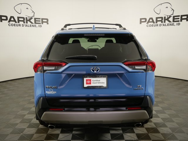 Certified Used 2024 Cavalry Blue Toyota Hybrid SE w/ Weather Pkg image 6