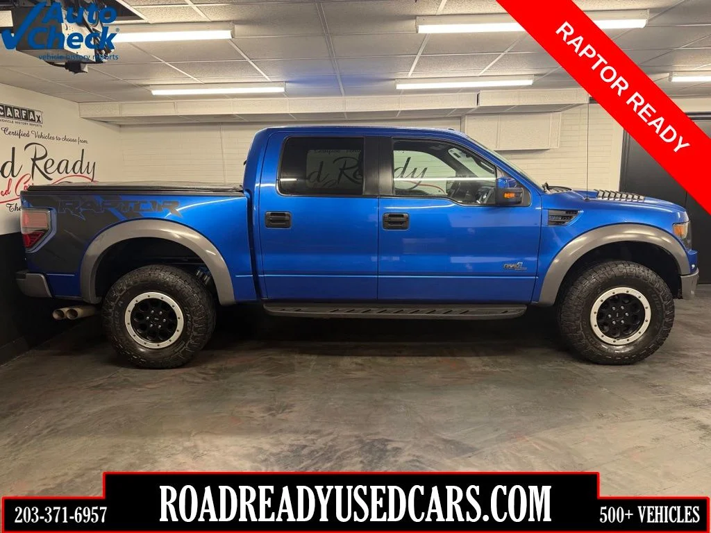Used 2014 Blue Ford SVT Raptor image 1