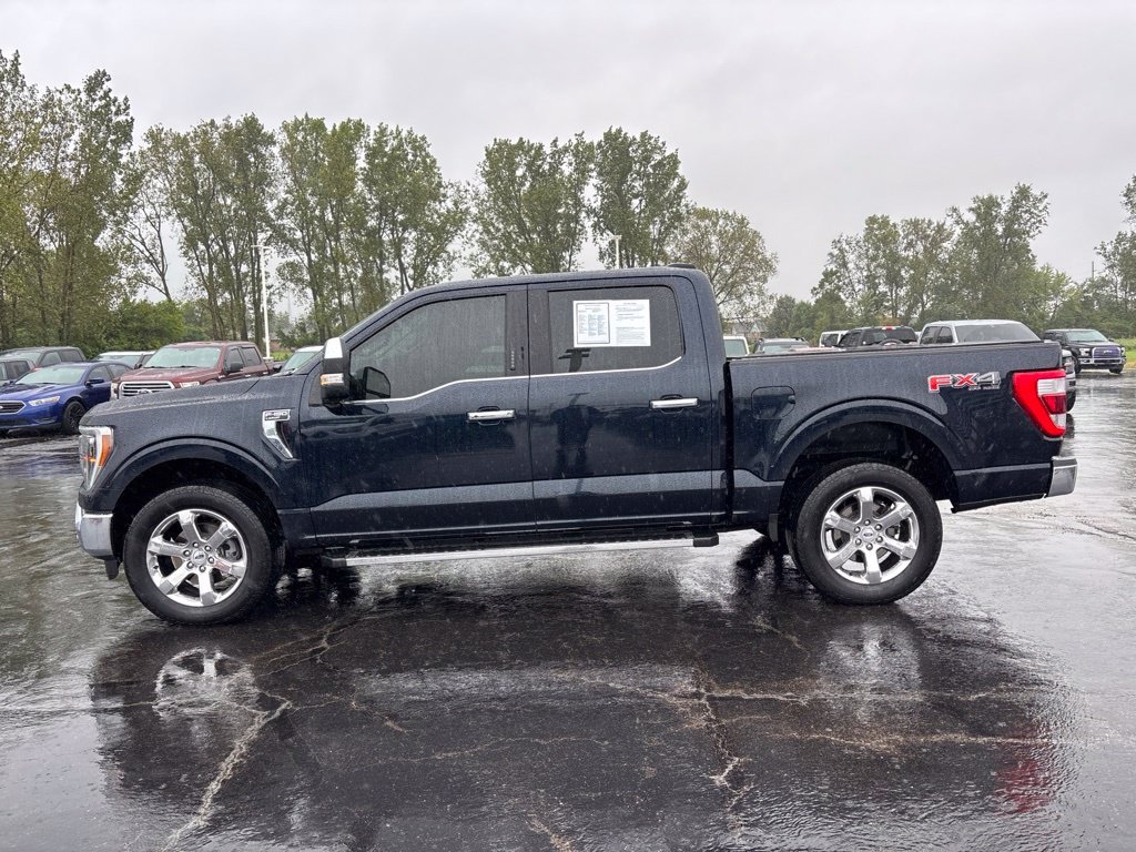 Used 2022 Antimatter Blue Metallic Ford Lariat image 2