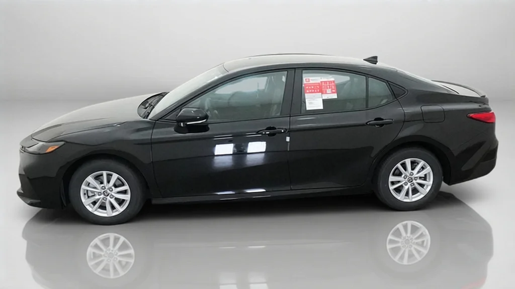 New 2026 Midnight Black Metallic Toyota LE image 2