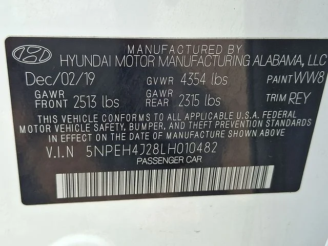 Used 2020 Gray Hyundai Limited image 31