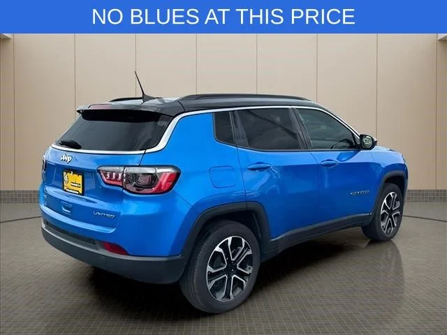Used 2024 Blue Jeep Limited image 3