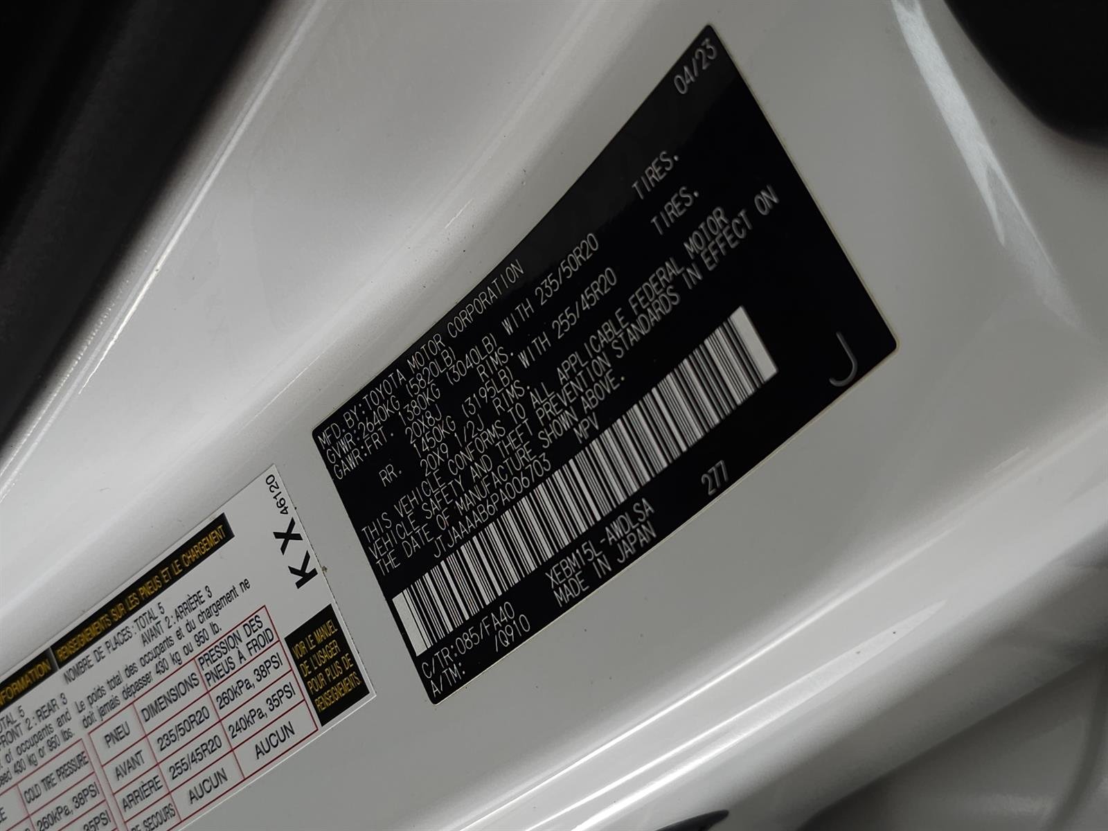 Certified Used 2023 White Lexus LUXURY image 36