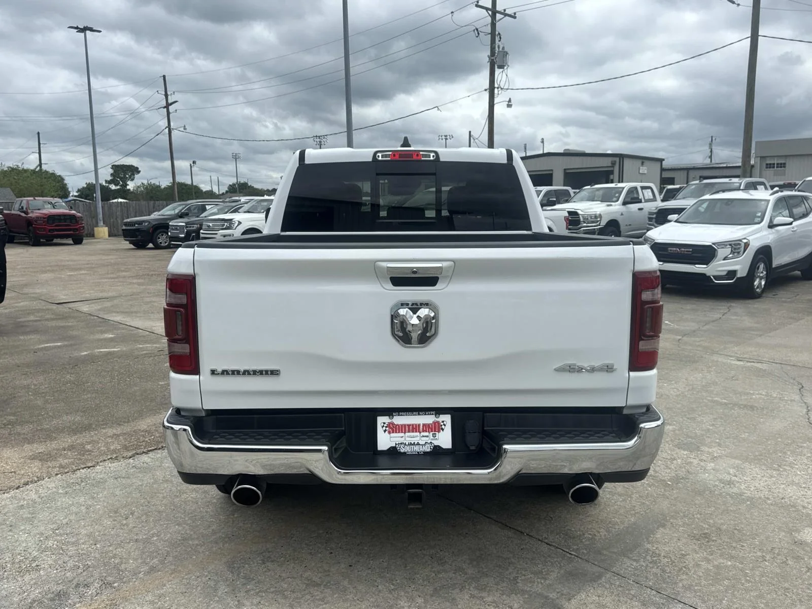 Used 2022 Bright White Clearcoat Ram Laramie image 6