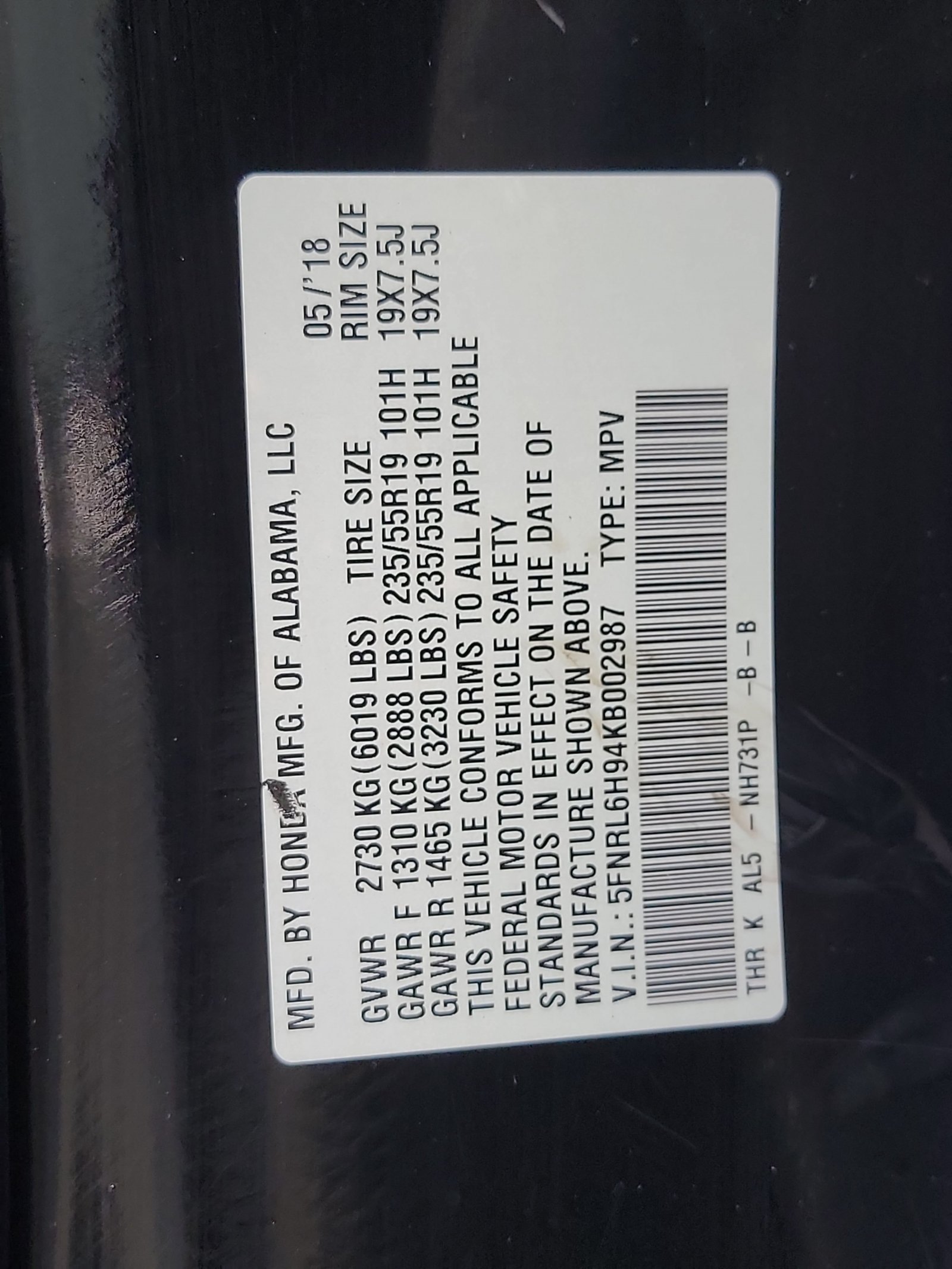 Used 2019 Crystal Black Pearl Honda Elite image 32