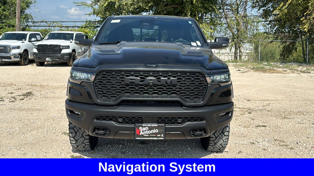 New 2027 Diamond Black Crystal Pearl-Coat Exterior Paint RAM Rebel image 2