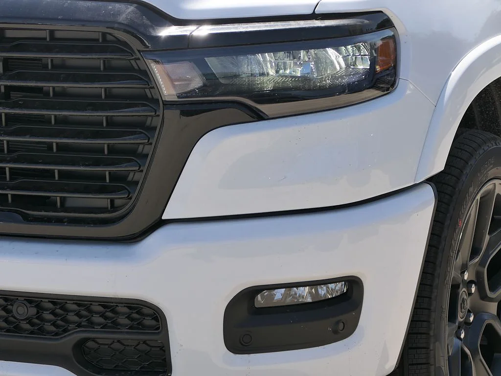 New 2026 Bright White Clear Coat RAM Laramie Crew Cab 4x4 5