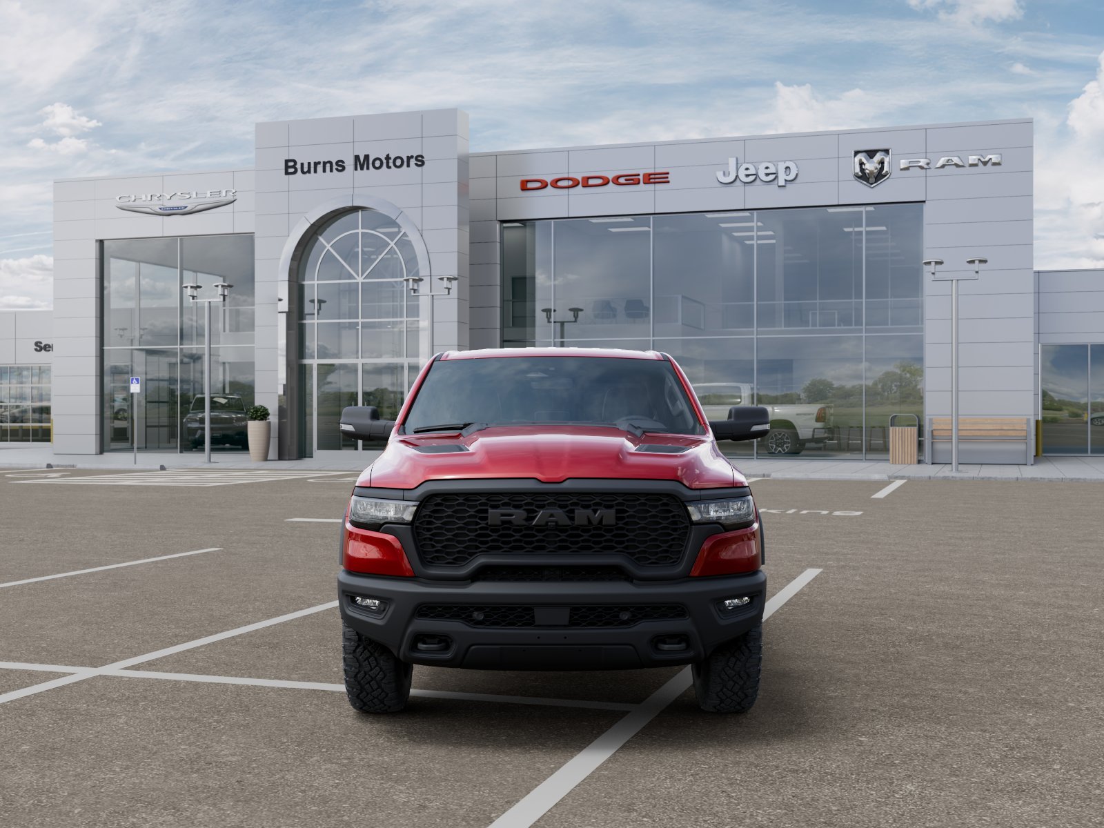 New 2026 Molten Red Pearl-Coat Exterior Paint RAM Rebel image 32