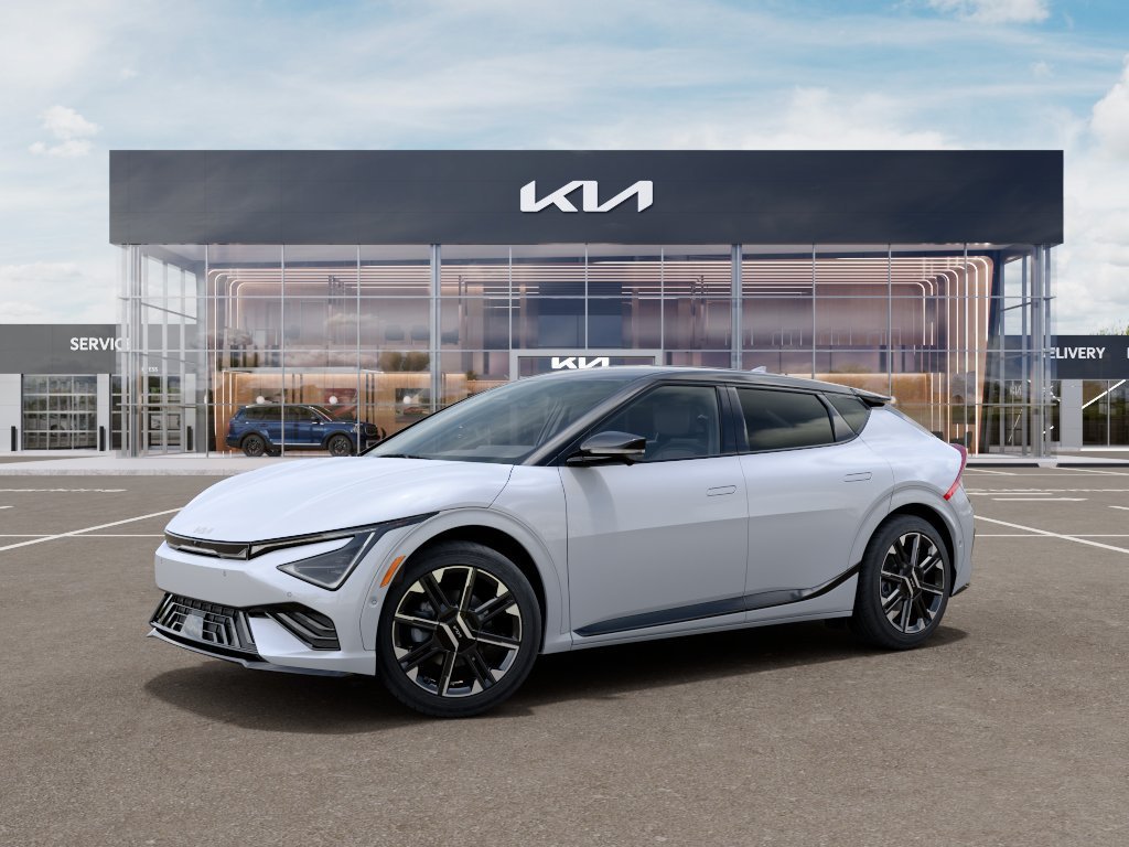 New 2026 Glacial White Pearl / Black Ro Kia GT-Line AWD image 3