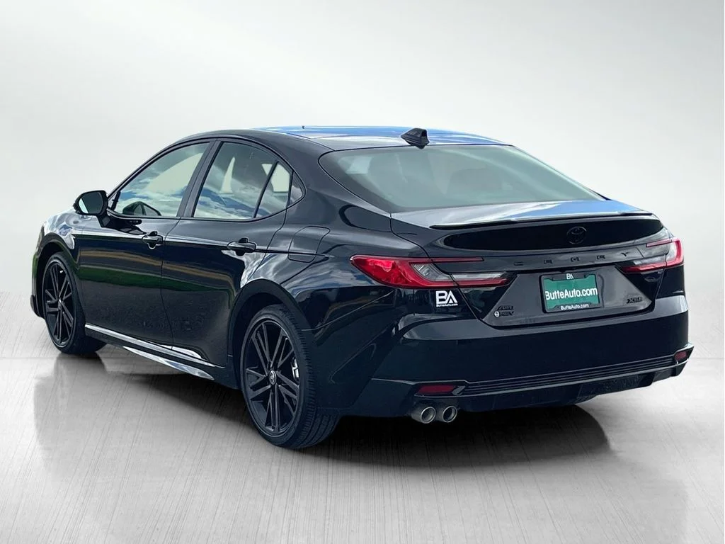 Used 2025 Midnight Black Metallic Toyota XSE image 5