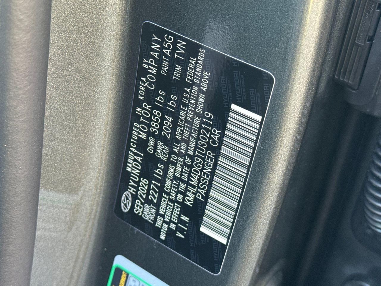 New 2026 Gray Hyundai SEL Sport Plus image 25