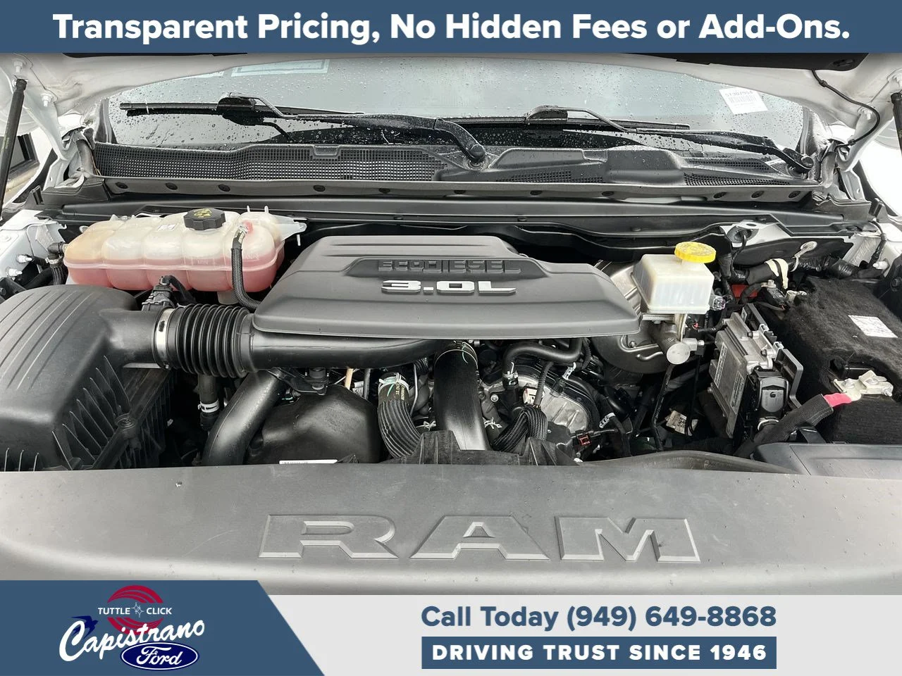 Used 2022 Bright White Clearcoat Ram Laramie image 41