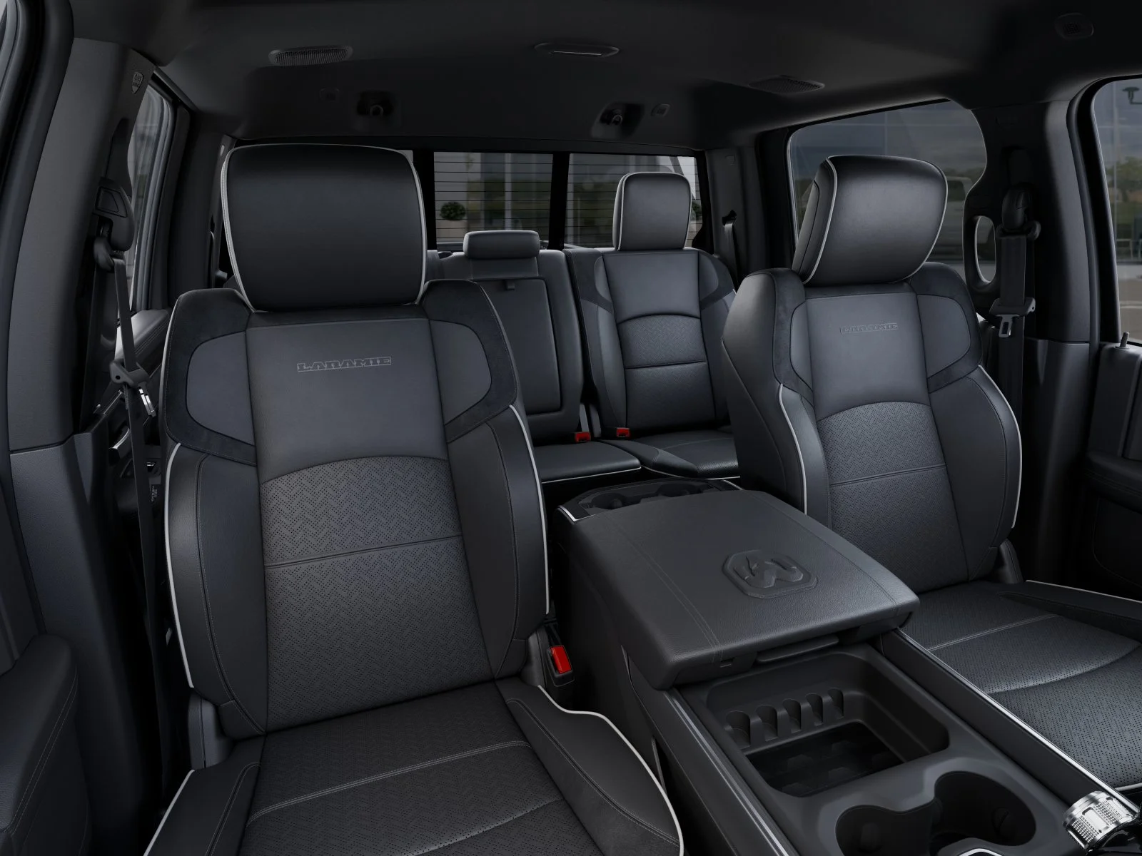 New 2025 Granite Crystal Metallic Clear-Coat Exterior Paint RAM Laramie High Plains Edition image 39