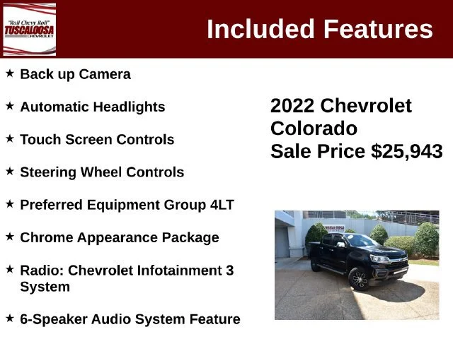 Used 2022 BLACK Chevrolet 4WD LT image 6