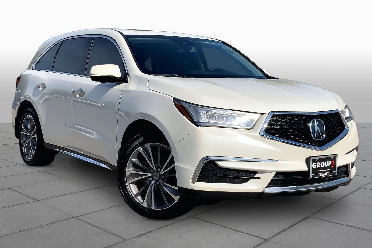 Used 2018 White Diamond Pearl Acura w/Technology Pkg image 3
