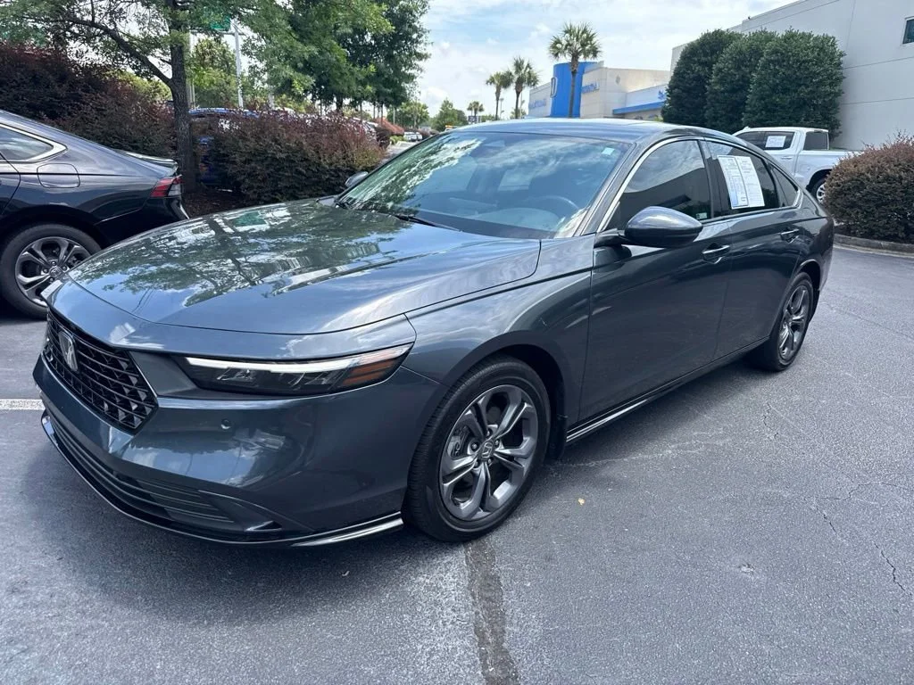 Certified Used 2024 Meteorite Gray Metallic Honda HYBRID EX-L image 39