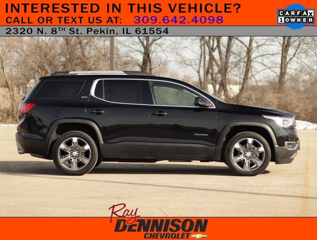 Used 2017 EBONY TWILIGHT METALLIC GMC SLT image 8