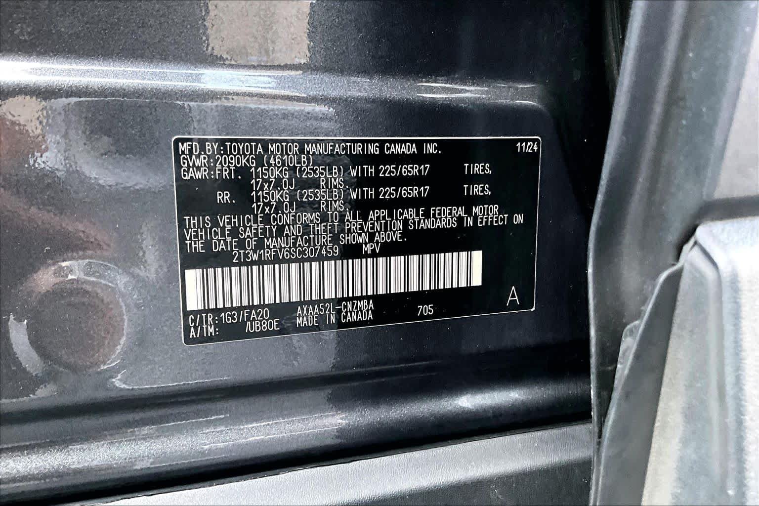 Used 2025 Magnetic Gray Metallic Toyota XLE image 34