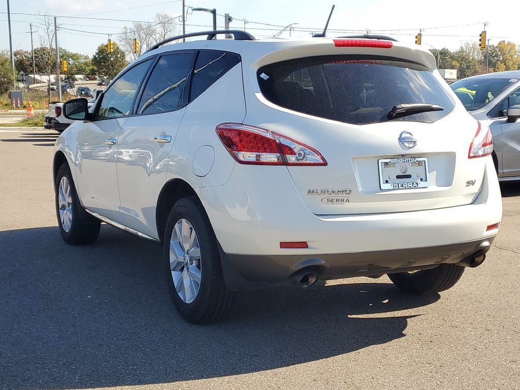 Used 2012 Nissan Murano SV with VIN JN8AZ1MU7CW111437 for sale in Brighton, MI