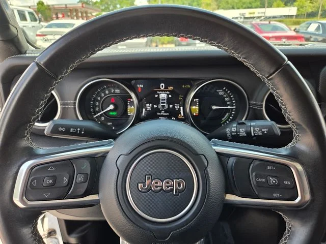 Used 2022 White Jeep Unlimited Sahara 4xe image 24