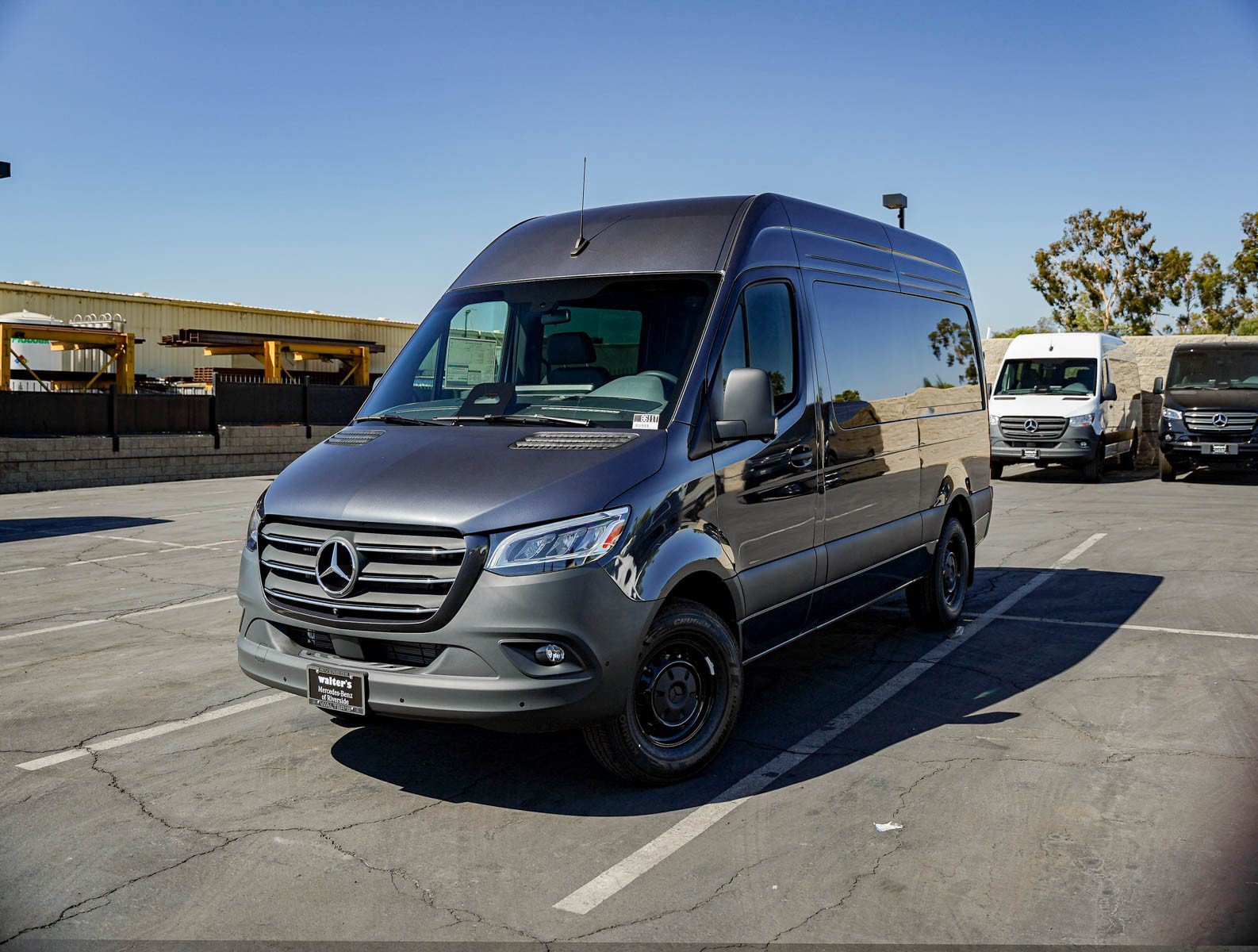 New 2026 Tenorite Gray Metallic Mercedes-Benz 2500 Standard Roof I4 Diesel HO 144 RWD image 1