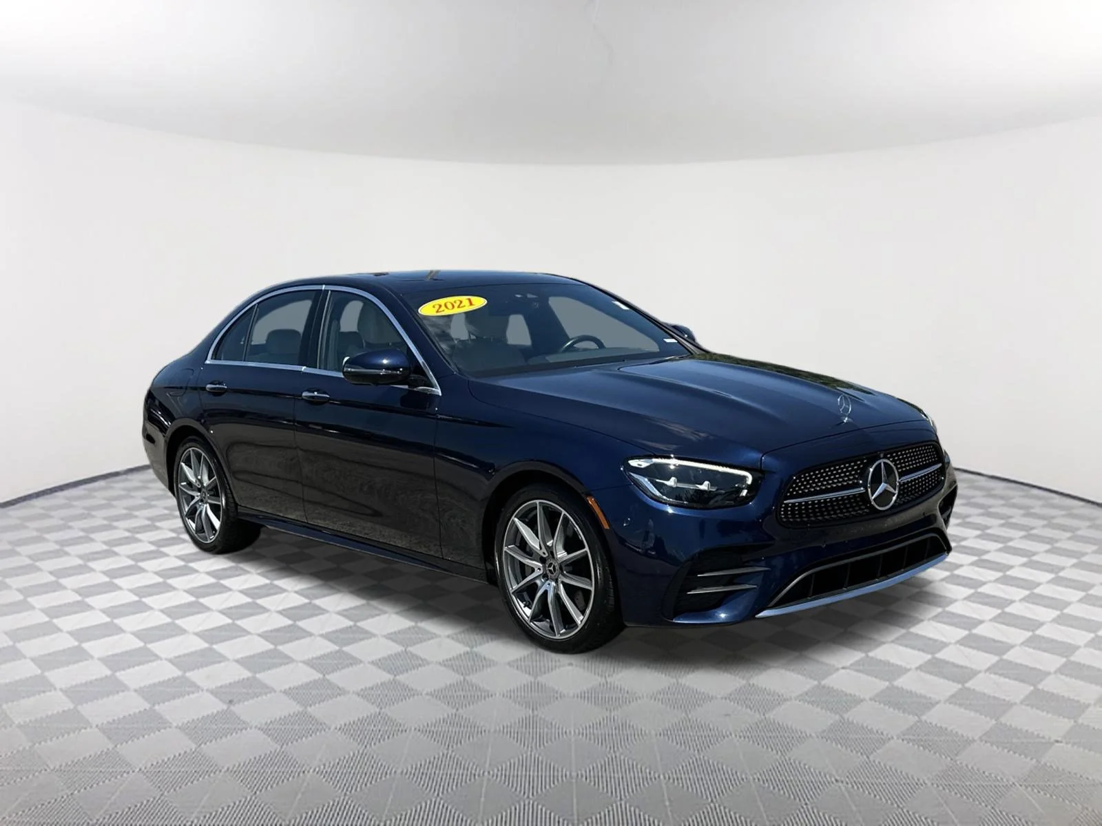 Used 2021 Lunar Blue Metallic Mercedes-Benz E 350 image 3
