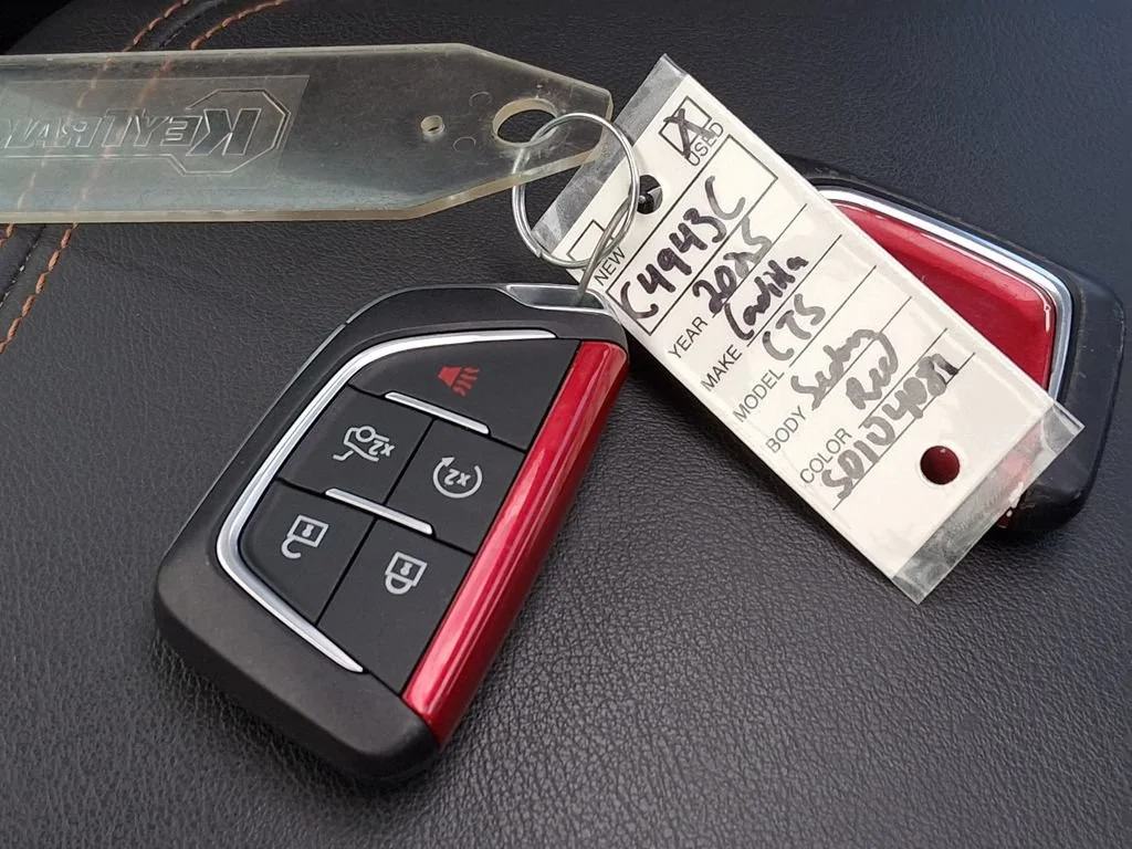 Used 2025 Radiant Red Tintcoat Cadillac Sport image 26