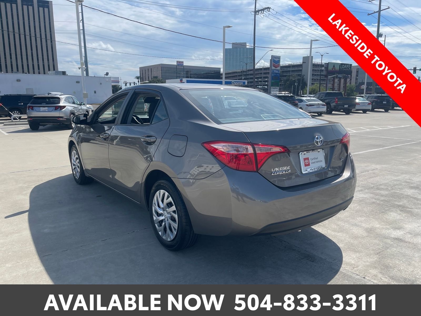 Certified Used 2018 Gray Toyota LE image 4