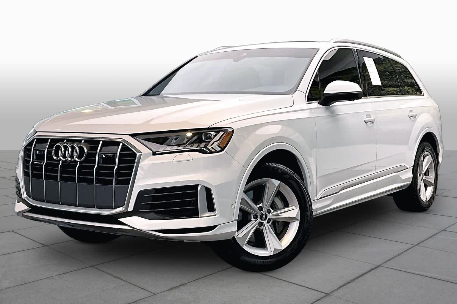 Used 2023 Glacier White Metallic Audi Premium Plus image 3