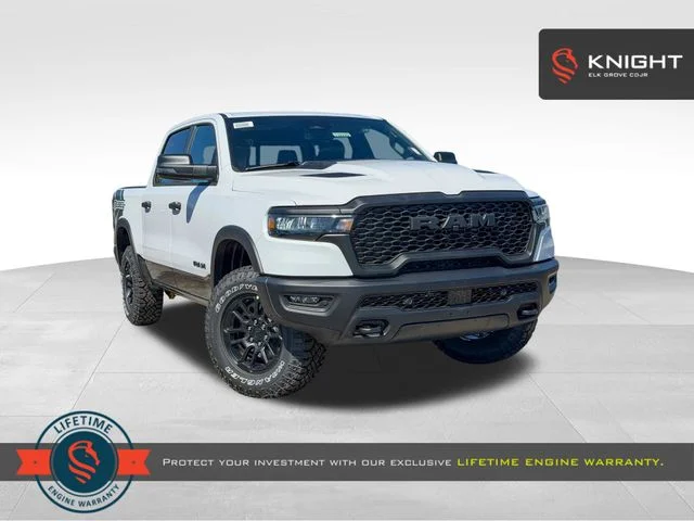 New 2026 Bright White Clear-Coat Exterior Paint RAM Rebel image 1