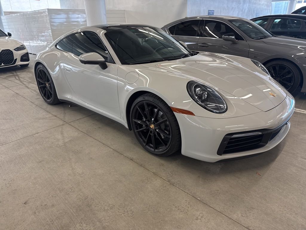 Used 2021 Gray Porsche Carrera image 1