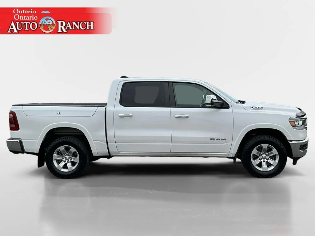 Used 2020 Ivory White Tri-Coat Pearlcoat Ram Laramie image 6