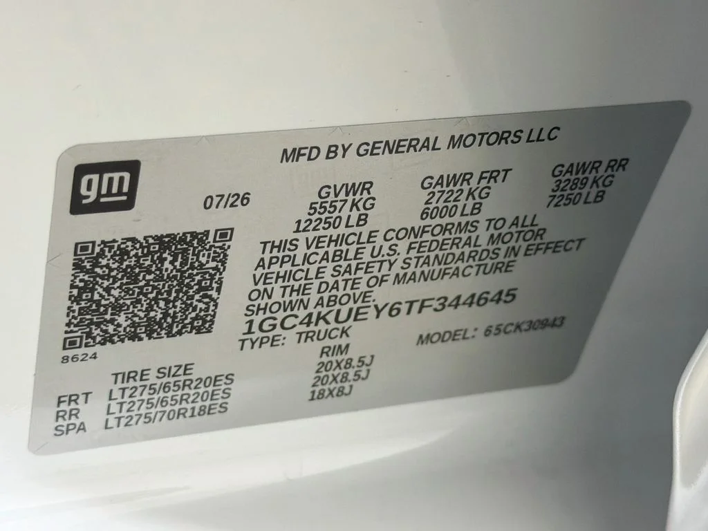 New 2026 White Chevrolet LTZ image 29