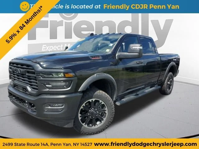 New 2026 Diamond Black Crystal Pearl-Coat Exterior Paint RAM Tradesman image 1