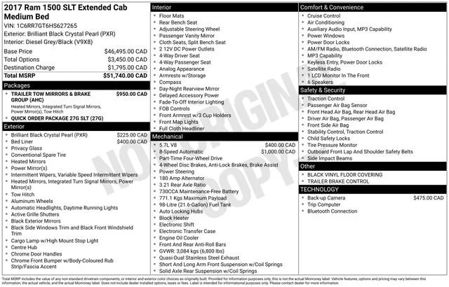 2017 RAM 1500 SLT Quad Cab 4x4 6'4" Box's photo