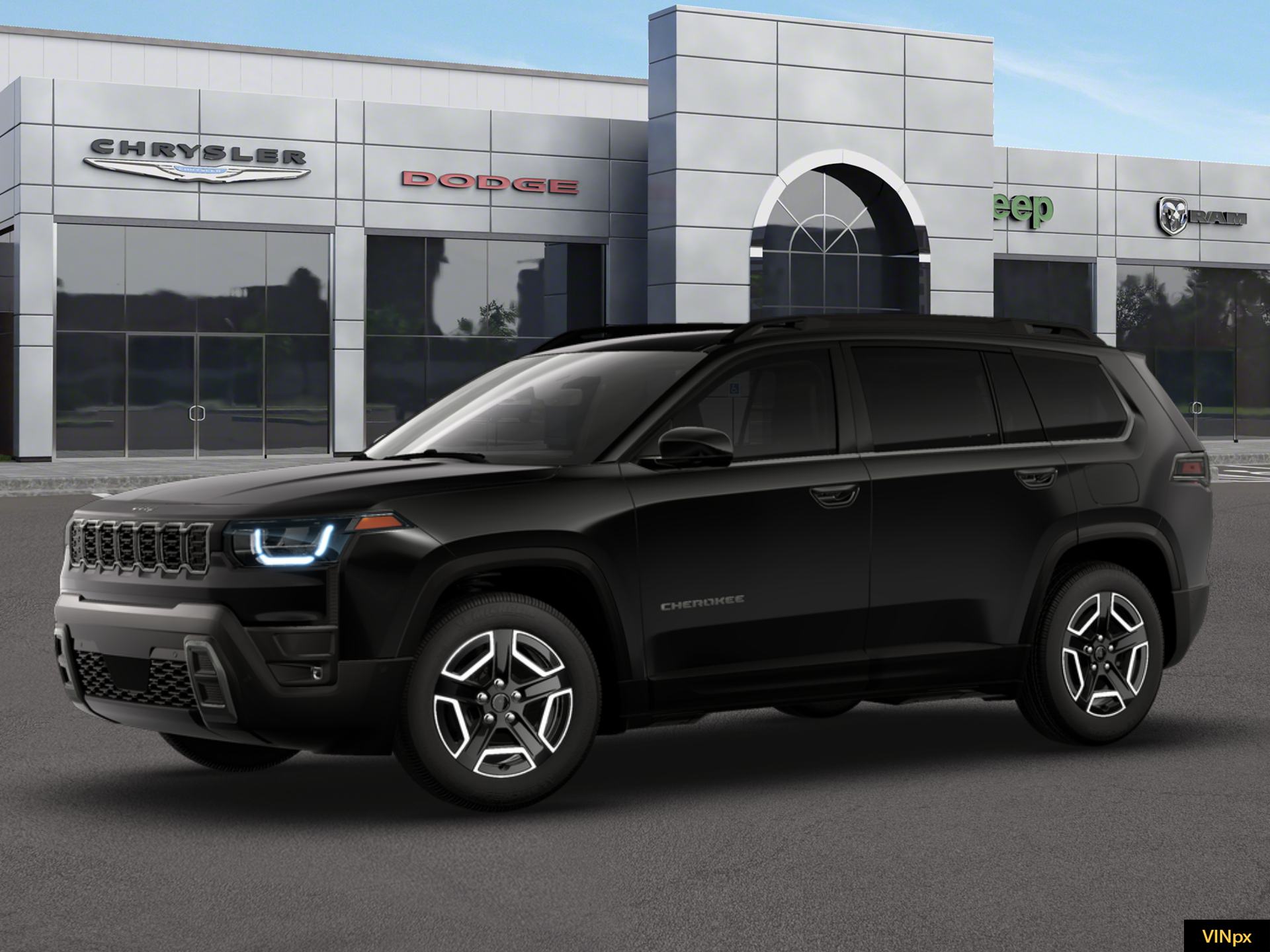 New 2026 Diamond Black Crystal Pearl-Coat Exterior Paint Jeep  image 2