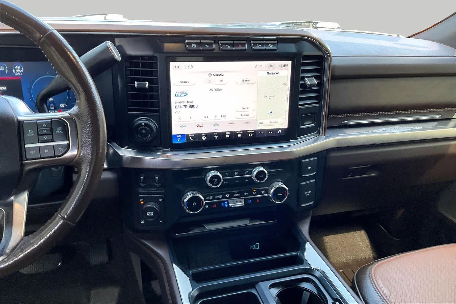 Used 2024 Star White Metallic Tri-Coat/Darkened Bronze Ford King Ranch image 7