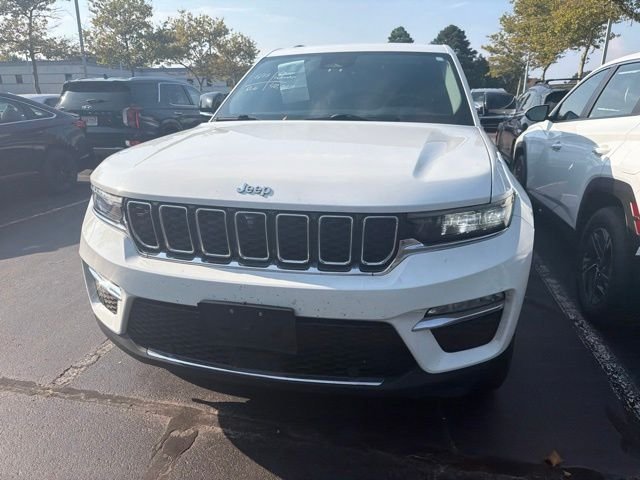 Used 2023 Bright White Clearcoat Jeep Limited image 3