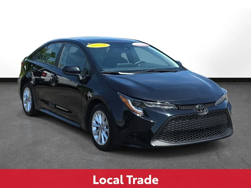 Certified Used 2020 Black Toyota LE image 4