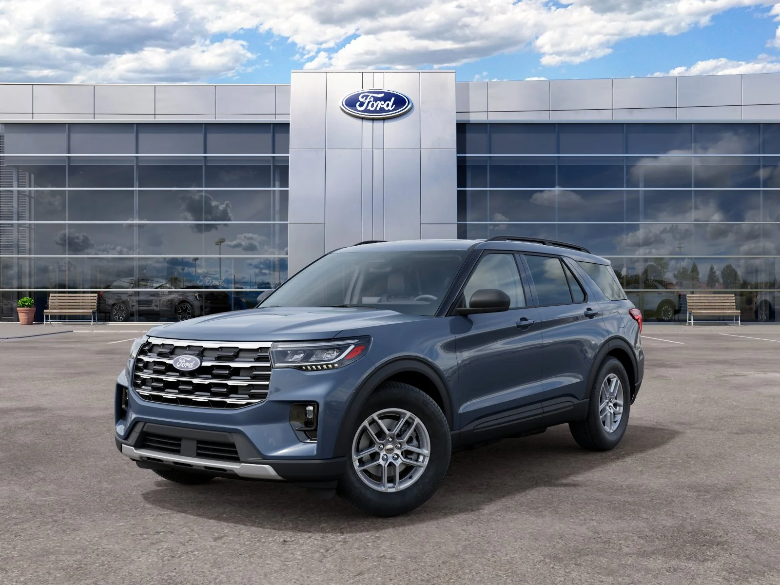 New 2027 Vapor Blue Metallic Ford Active image 15
