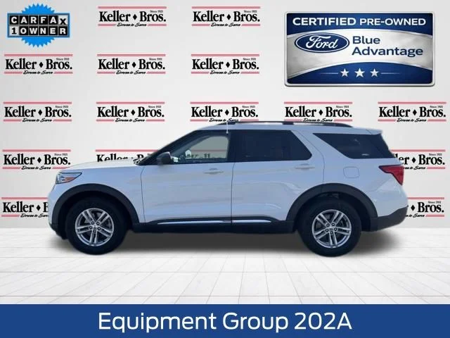 Certified Used 2020 White Metallic Ford XLT image 4