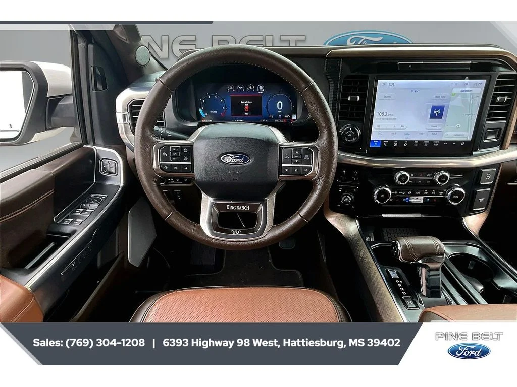 Used 2025 Star White Metallic Tri-Coat Ford King Ranch image 5