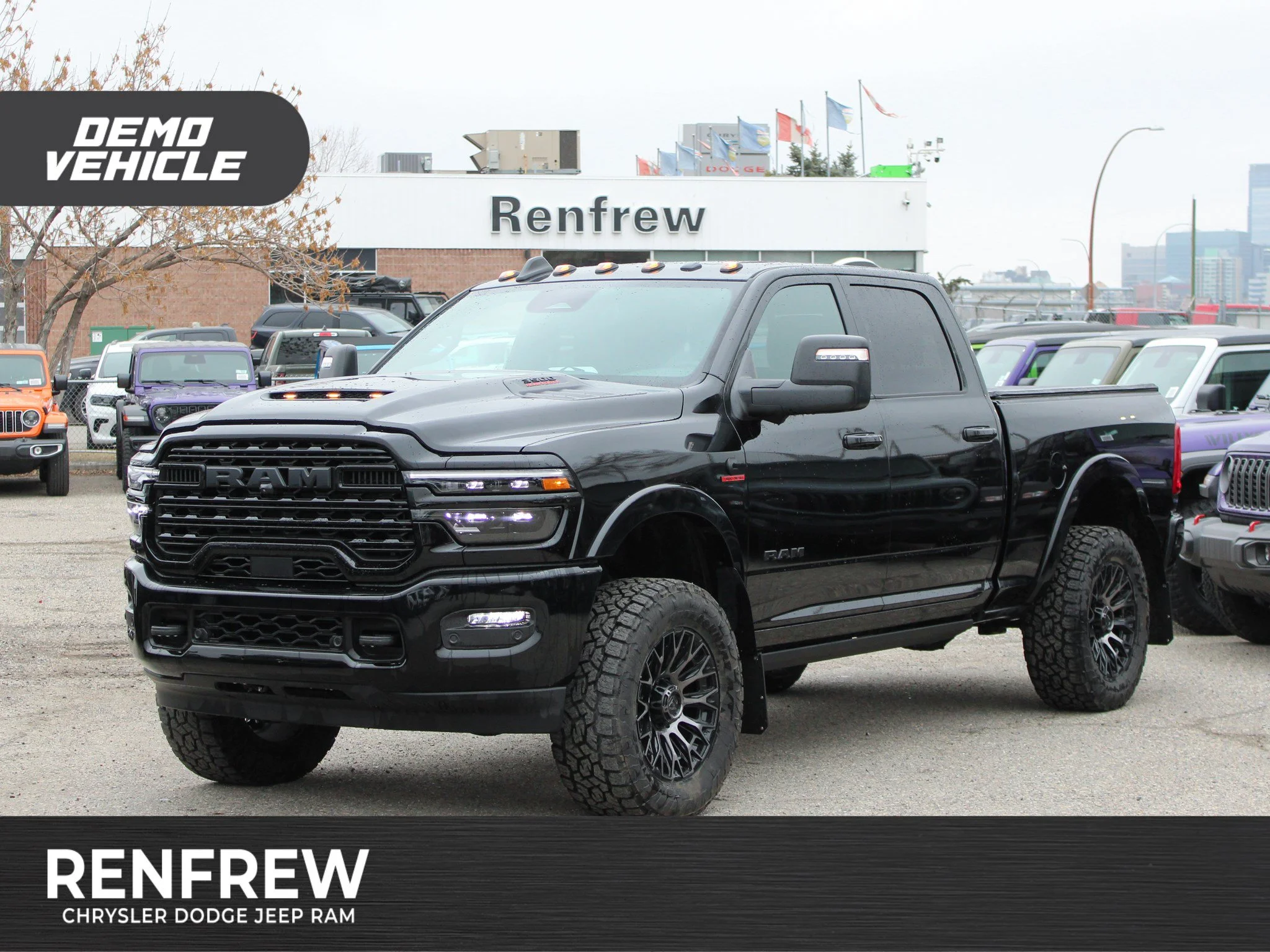 Used 2026 Black RAM Limited*, 2 Inch BS Lift, 35 Inch Tires, Fuel Wheels image 1